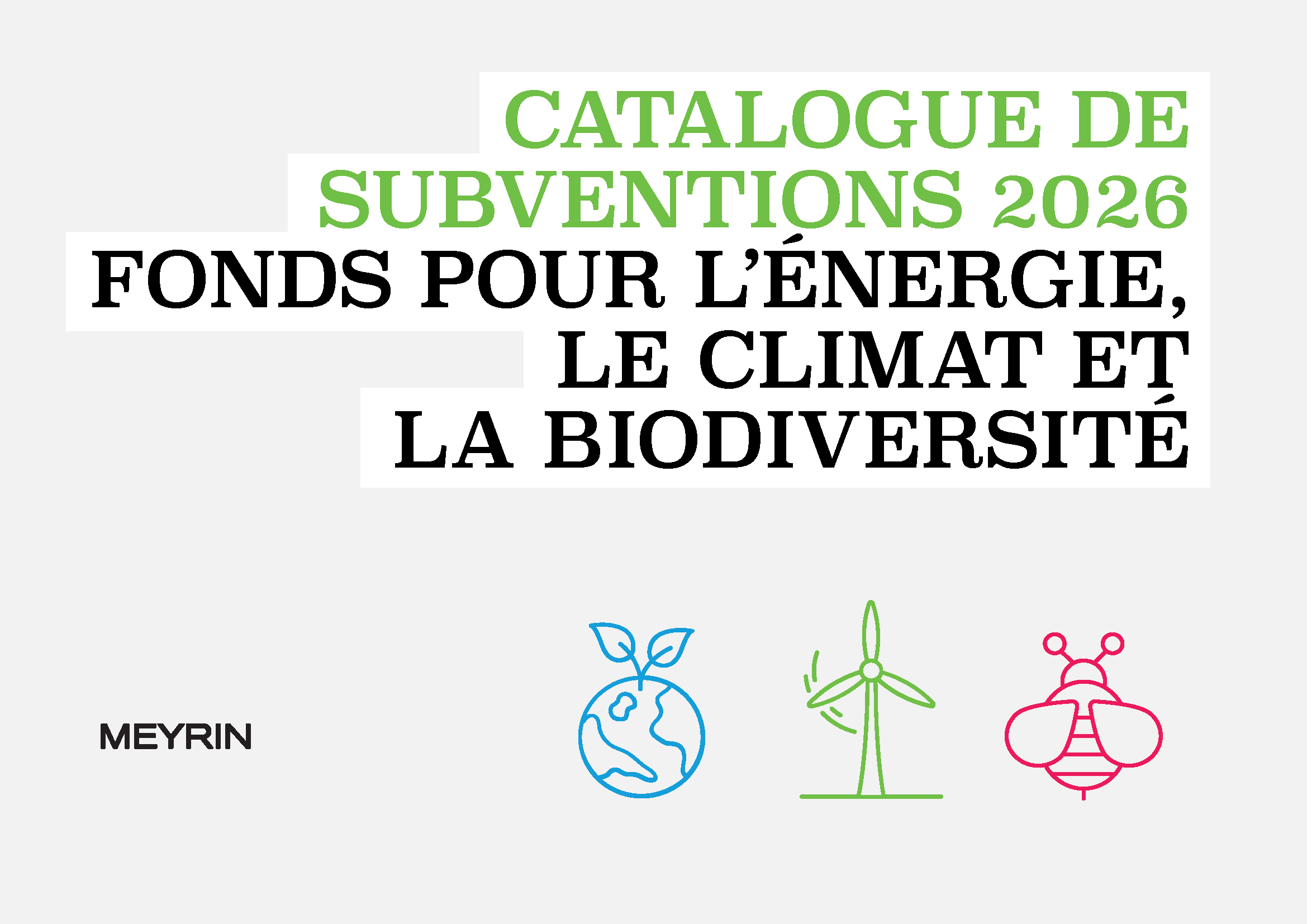 Fonds communal pour l'énergie, le climat et la biodiversité
